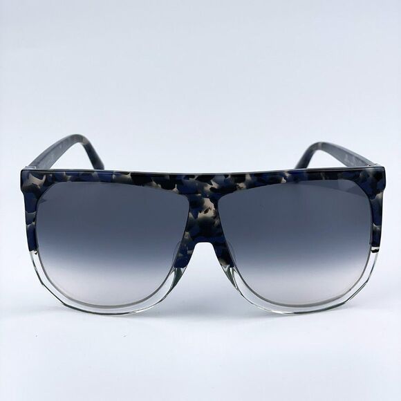 NEW Loewe LW40001F FILIPA 56B Shiny Havana Gradient Smoke Shield Women Sunglasse